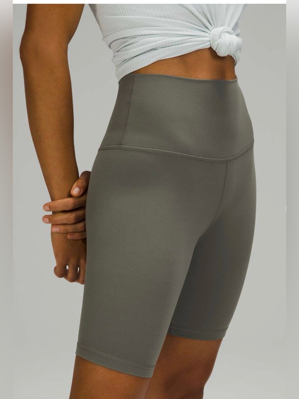 Lululemon Align High-Rise 8” Shorts Grey Sage Nulu